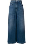 Dolce & Gabbana High Rise Wide Leg Jeans - Blue