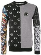 Kenzo - Multi Icon Jumper - Men - Cotton/polyamide/viscose - M, Black, Cotton/polyamide/viscose