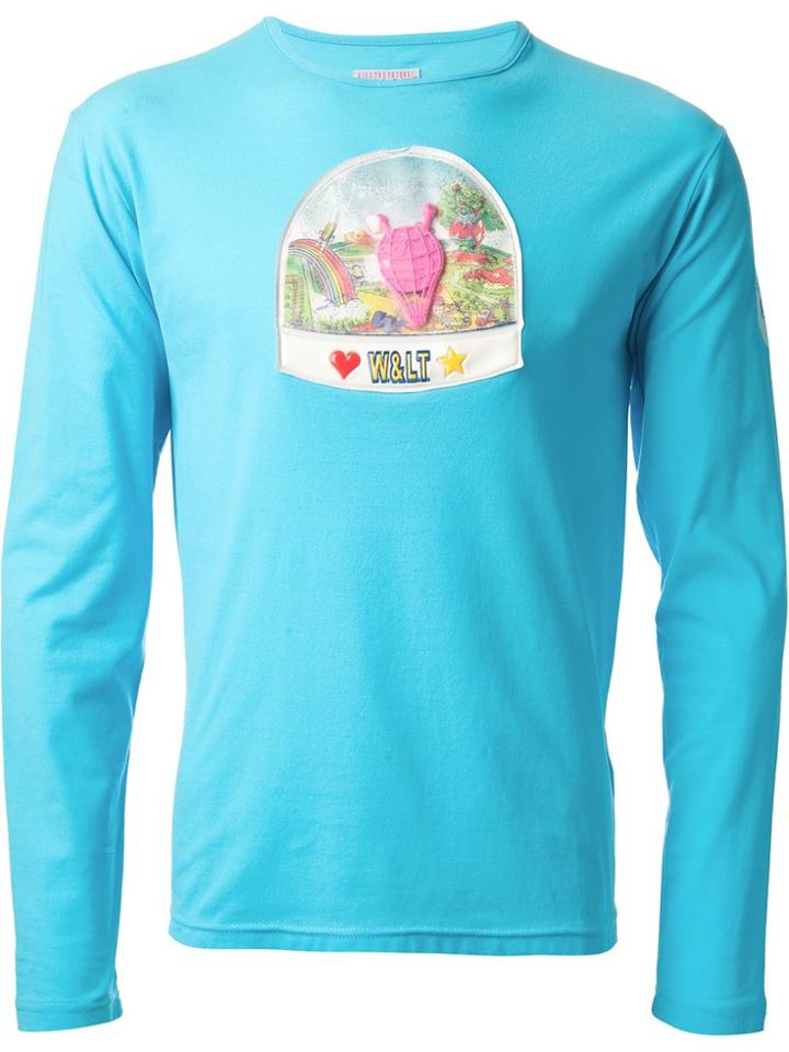 Walter Van Beirendonck Vintage Snow Globe T-shirt - Blue