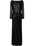 Dsquared2 Metallic Open Back Dress - Black