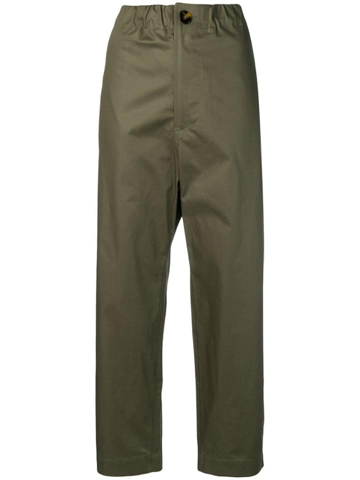 Sofie D'hoore Super Poplin Trousers - Green