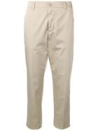 Dondup Slim-fit Cropped Trousers - Neutrals