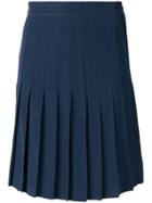 Gucci Vintage 1980's Pleated Skirt - Blue