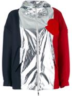 Moncler Gamme Rouge - Tri Colour Jacket - Women - Silk/cotton/polyamide/wool - 1, Black, Silk/cotton/polyamide/wool
