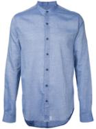 Ymc - 'bootboy' Chambray Shirt - Men - Cotton - M, Blue, Cotton