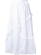 Tsumori Chisato Patchwork Frill Skirt - White