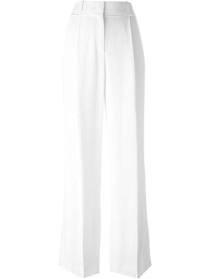 Givenchy Palazzo Pants, Women's, Size: 40, White, Viscose/spandex/elastane/silk/polyamide