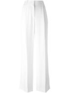 Givenchy Palazzo Pants, Women's, Size: 40, White, Viscose/spandex/elastane/silk/polyamide