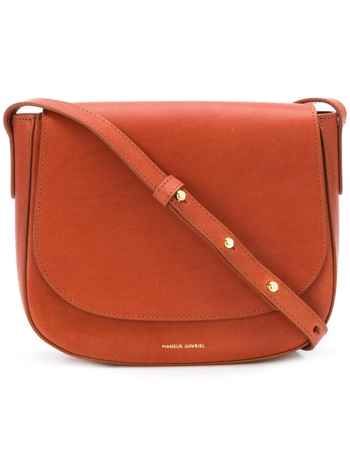 Mansur Gavriel Flap Shoulder Bag - Yellow & Orange