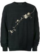 Haider Ackermann Flower Sweatshirt - Black