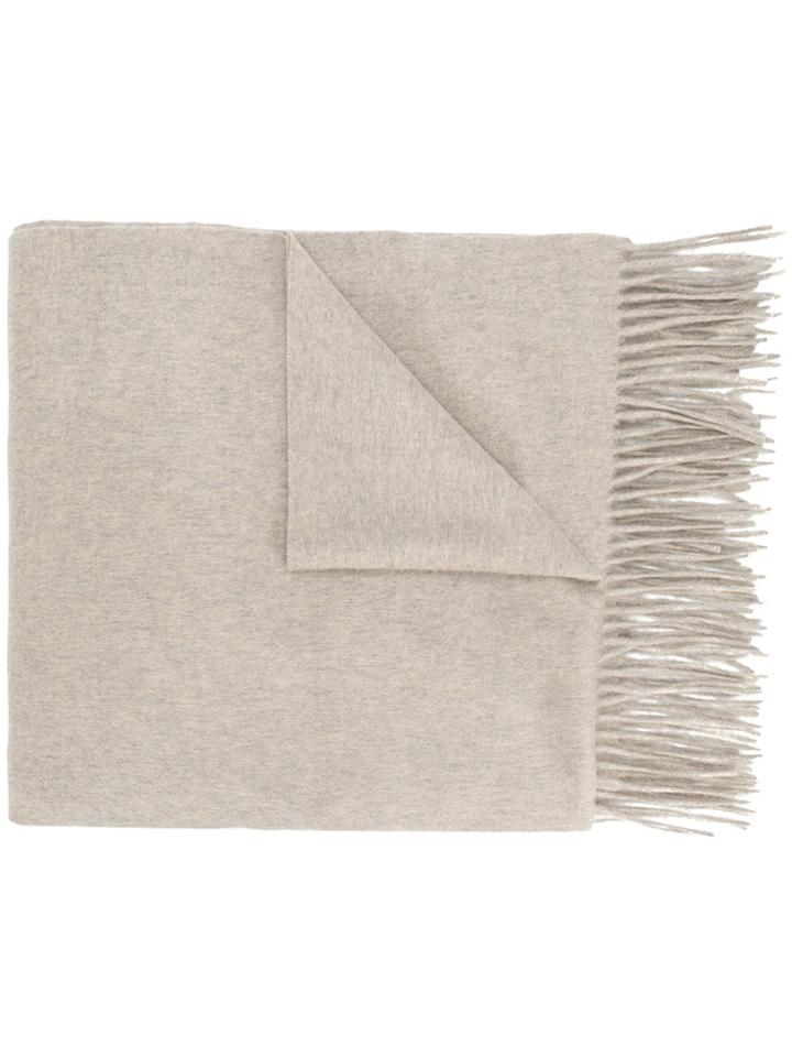 N.peal Woven Shawl - Grey