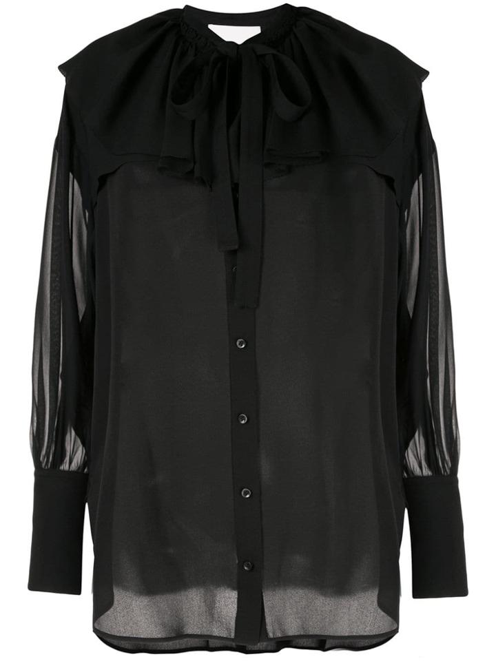 3.1 Phillip Lim Pussybow Blouse - Black