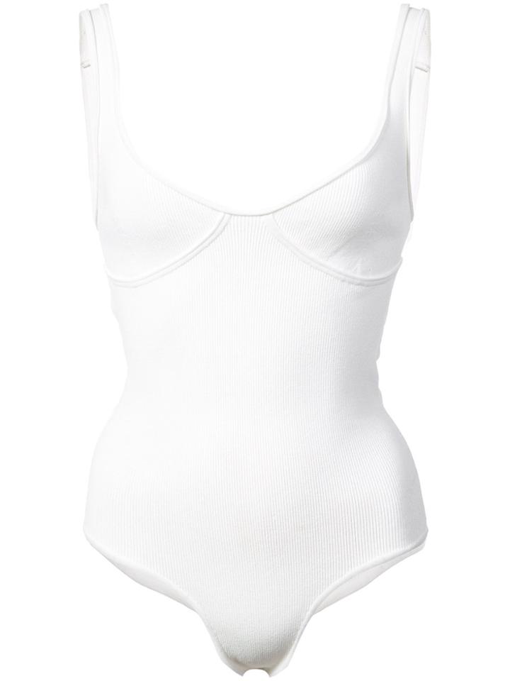 Khaite Elle Bodysuit - White