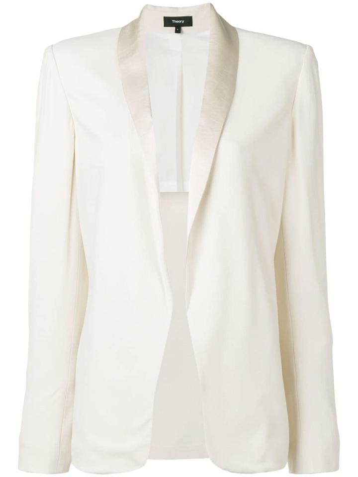 Theory Shawl Lapel Jacket - White