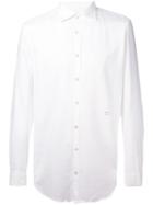 Massimo Alba Classic Shirt, Men's, Size: Large, White, Cotton/modal