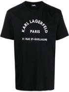 Karl Lagerfeld 3d Logo Print T-shirt - Black
