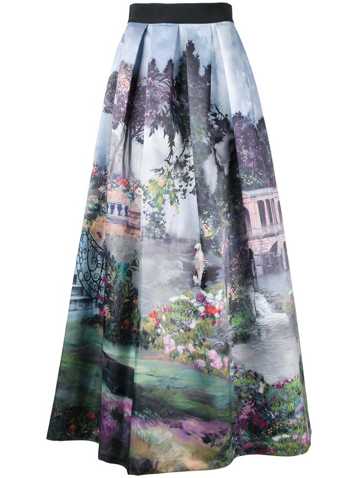 Alice+olivia Alexa Full Skirt, Women's, Size: 10, Polyester