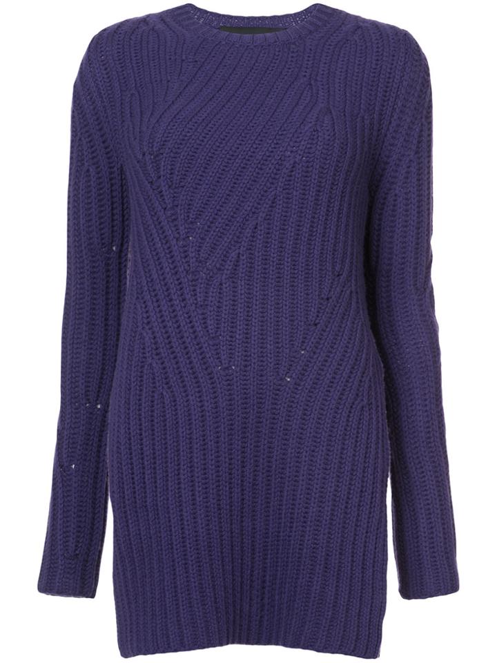 Jeffrey Dodd Long Jumper - Pink & Purple