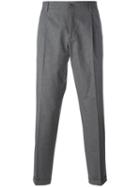 Dolce & Gabbana Tailored Trousers, Men's, Size: 52, Grey, Cotton