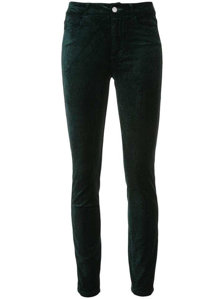Paige Skinny Trousers - Green
