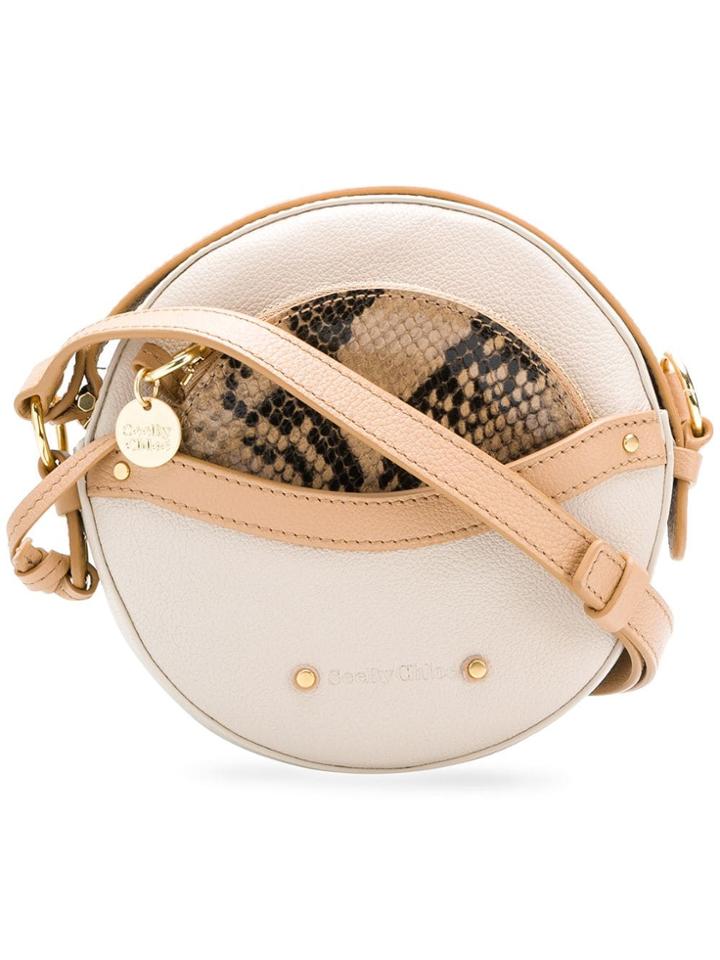 See By Chloé Rosy Round Shoulder Bag - Neutrals