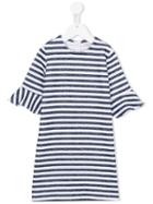 Il Gufo Striped Dress, Girl's, Size: 8 Yrs, Blue
