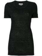 Isabel Marant Étoile - Basic Kiliann T-shirt - Women - Linen/flax - L, Black, Linen/flax