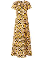 La Doublej Palazzo Swing Dress - Yellow & Orange