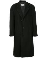 Maison Margiela Classic Buttoned Coat - Black
