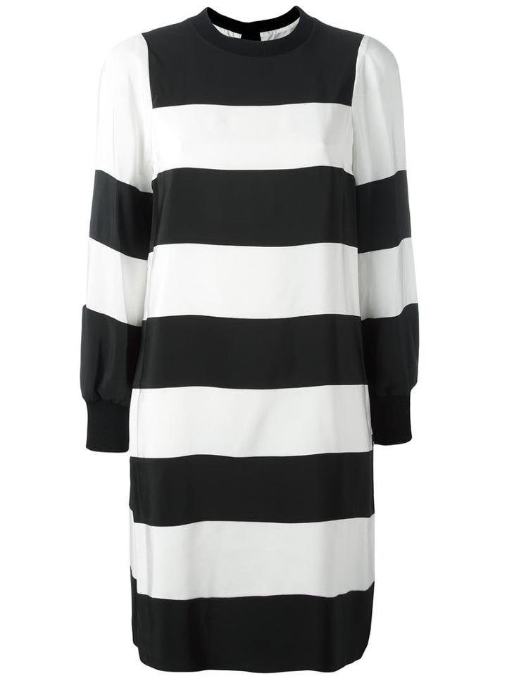 Marc Jacobs Colour Block Dress, Women's, Size: 0, White, Silk/wool