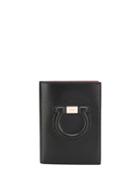 Salvatore Ferragamo Gancio City Card Holder - Black