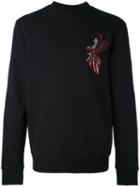 Bruno Bordese - Parrot Embroidered Sweatshirt - Men - Cotton - L, Black, Cotton