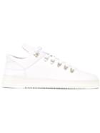 Filling Pieces Mountain Cut Sneakers, Men's, Size: 44, White, Leather/rubber