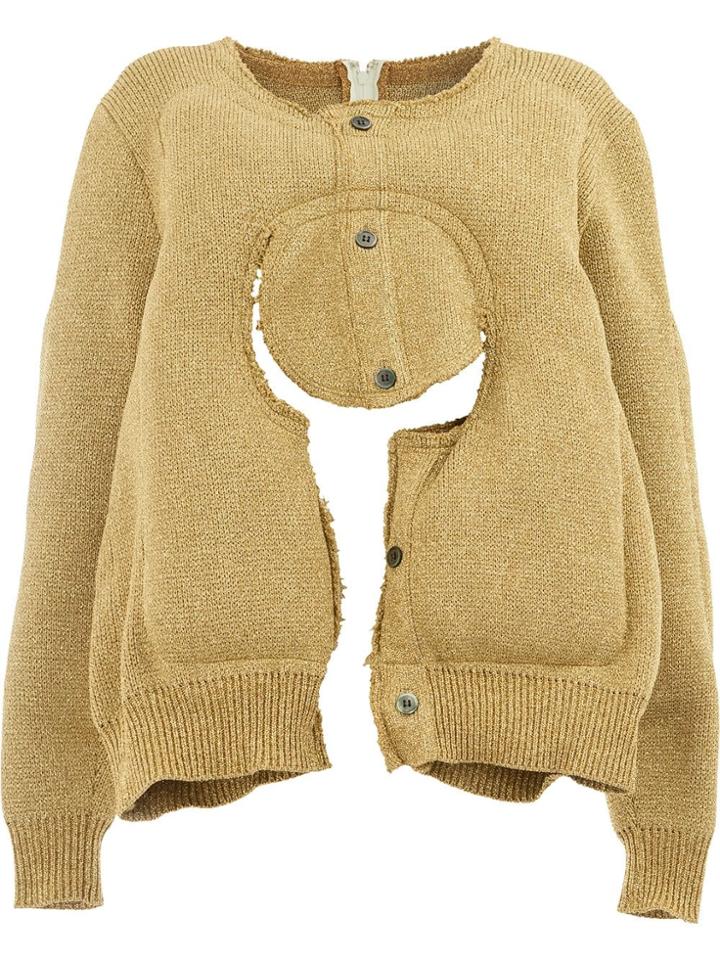 Comme Des Garçons 2 In 1 Pullover And Skirt - Yellow & Orange