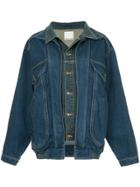 Ground Zero Oversized Denim Jacket - Blue