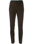 P.a.r.o.s.h. Elasticated Waist Leggings - Brown