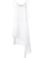 Ports 1961 Asymmetric Shoulder Tie-straps Dress