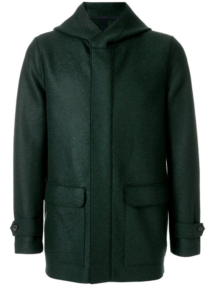Harris Wharf London Parka Jacket - Green