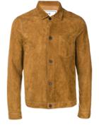 Ami Alexandre Mattiussi Oversized Suede Shirt - Brown