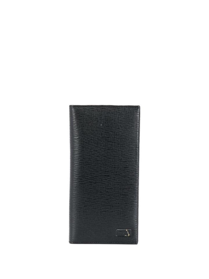 Salvatore Ferragamo Organizer Vertical Wallet - Black