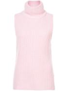 Novis Ribbed Sleeveless Jumper - Pink & Purple