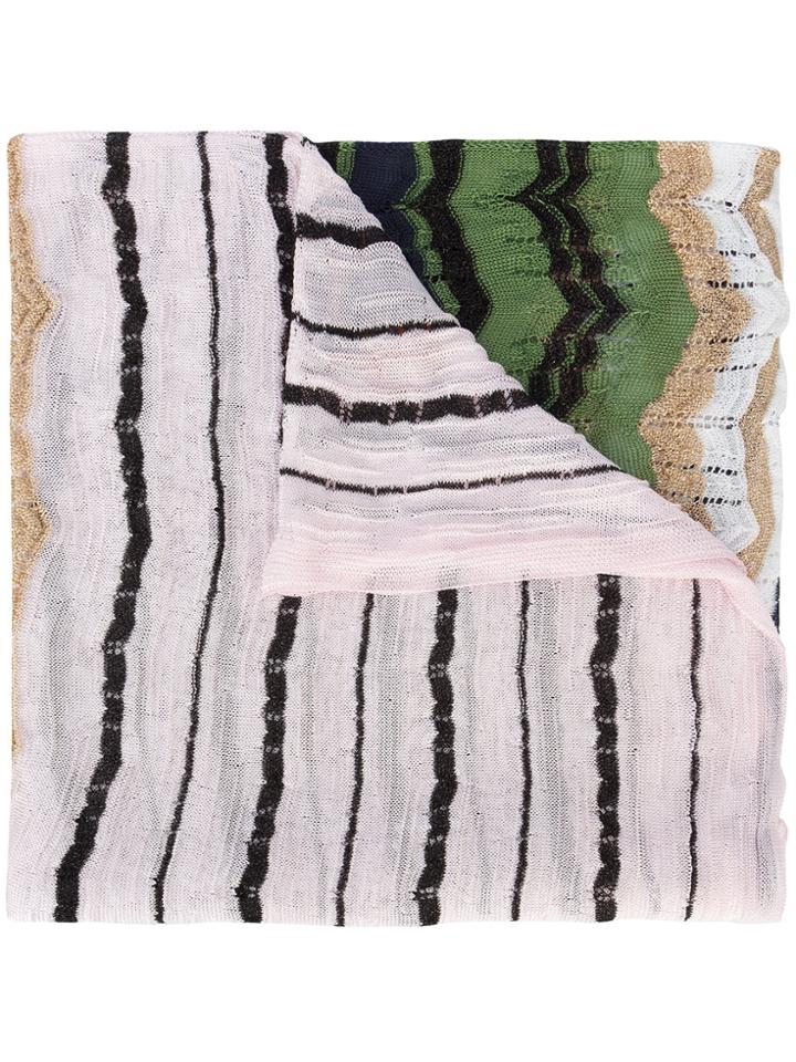 Missoni Waves Scarf - White