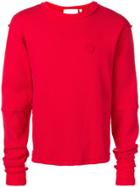 Telfar Round Neck Sweatshirt - Red