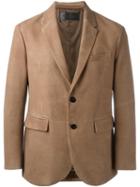 Neil Barrett Leather Blazer, Men's, Size: Xl, Brown, Lamb Skin/cupro