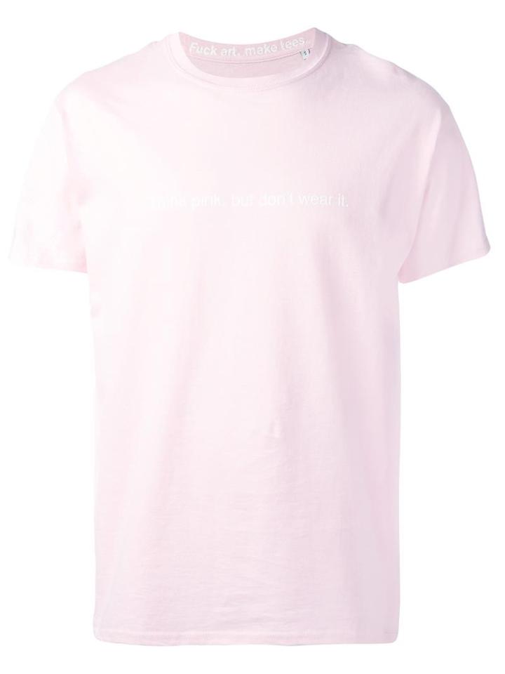 F.a.m.t. 'think Pink' T-shirt, Adult Unisex, Pink/purple, Cotton