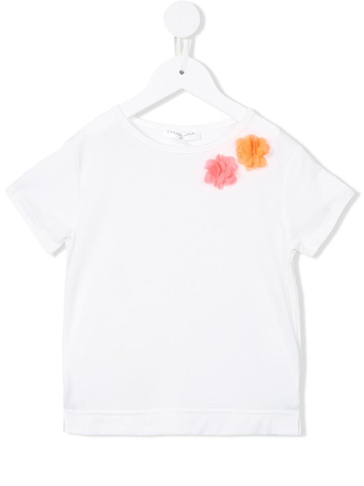 Charabia Wilma T-shirt, Size: 10 Yrs, White