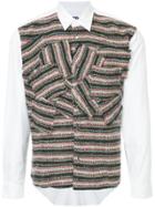 Junya Watanabe Comme Des Garçons Vintage Patterned Panel Shirt -