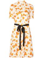 Carolina Herrera Butterfly Print Dress - White