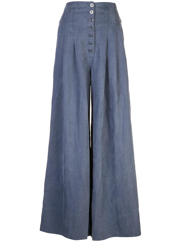 Ulla Johnson Reid Palazzo Pants - Blue