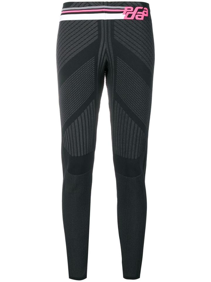 Prada Logo Graphic Leggings - Black